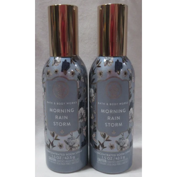Bath & Body Works 2 Pack Room Spray Morning Rain Storm