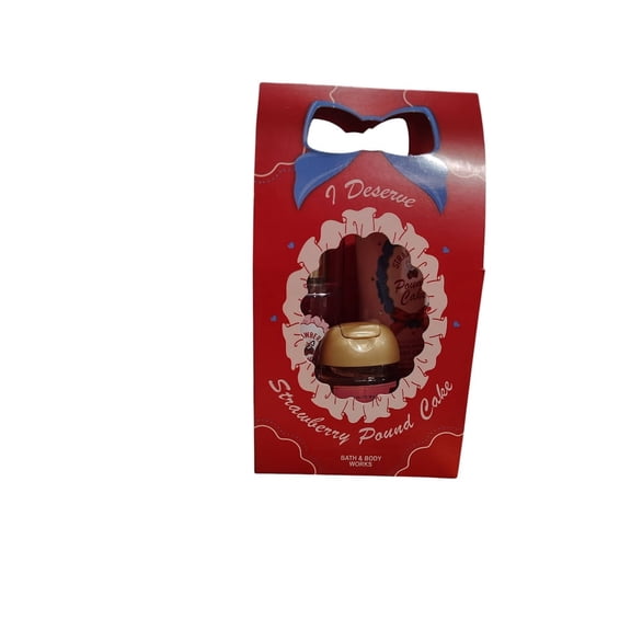 Bath & Body Works 3-piece Gift Set I Deserve Strawberry Pound Cake