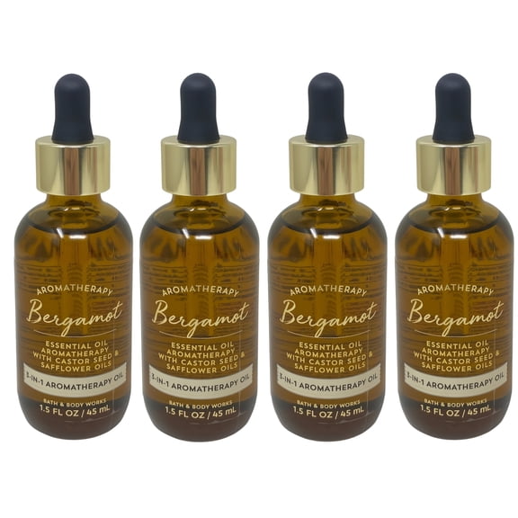 Bath & Body Works 4 Aromatherapy Bergamot 3-in-1 Essential Oils