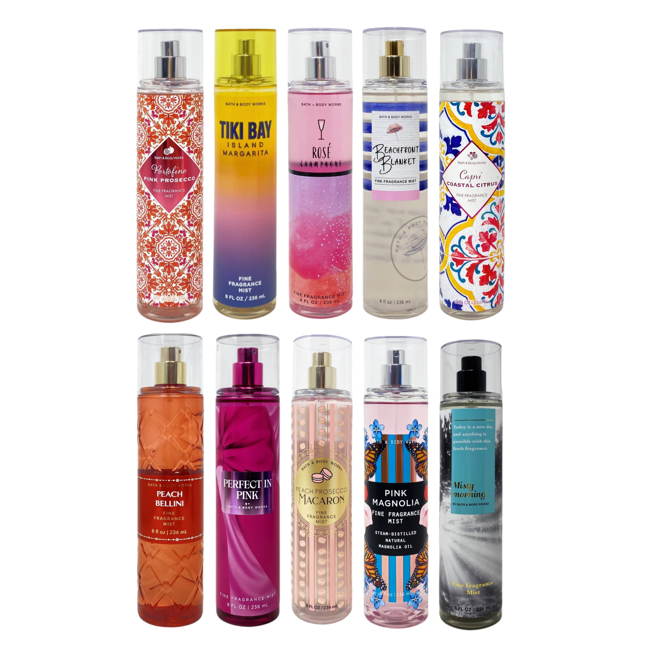 専用 Bath and Body Works Fragrance Mist 4 Bath & Body Works 4 Pack Assorted Fine Fragrance Mists (8 fl oz