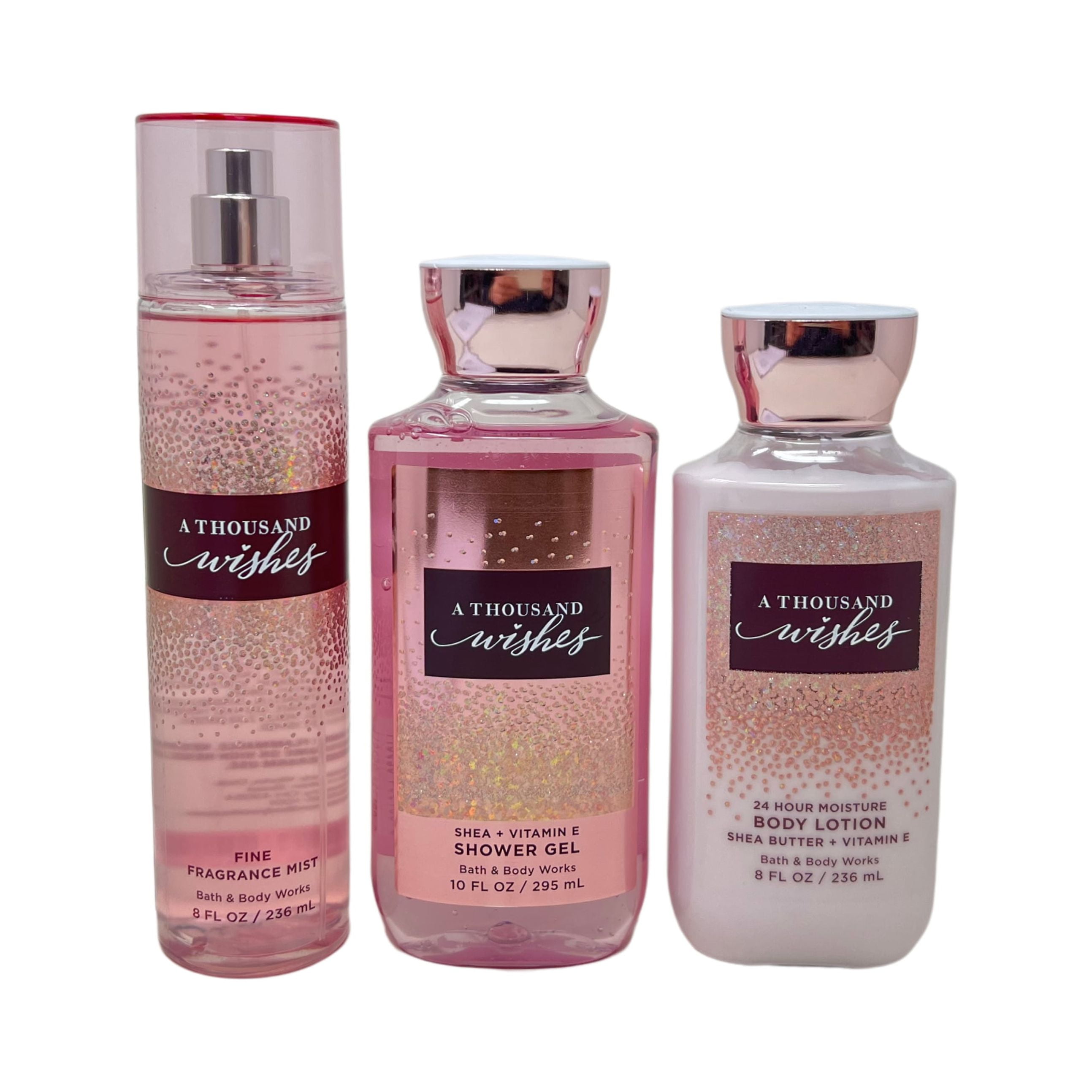 Bath & Body Works A Thousand Wishes Body Set - Shower Gel, Body Lotion & Fragrance Mist