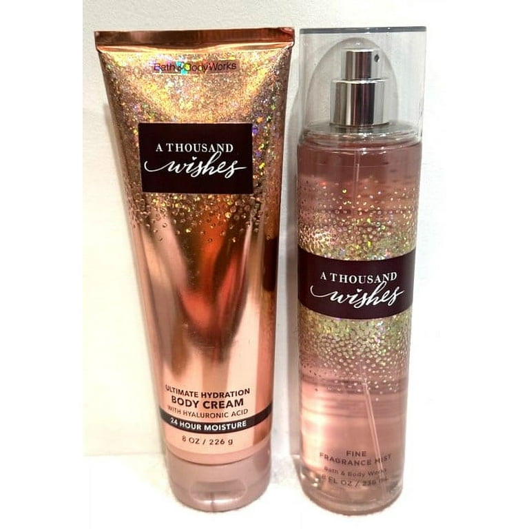 【A thousand wishes】Bath&bodyworksボディクリーム Bath & Body Works A Thousand Wishes Duo Set - 8 fl oz Body Cream