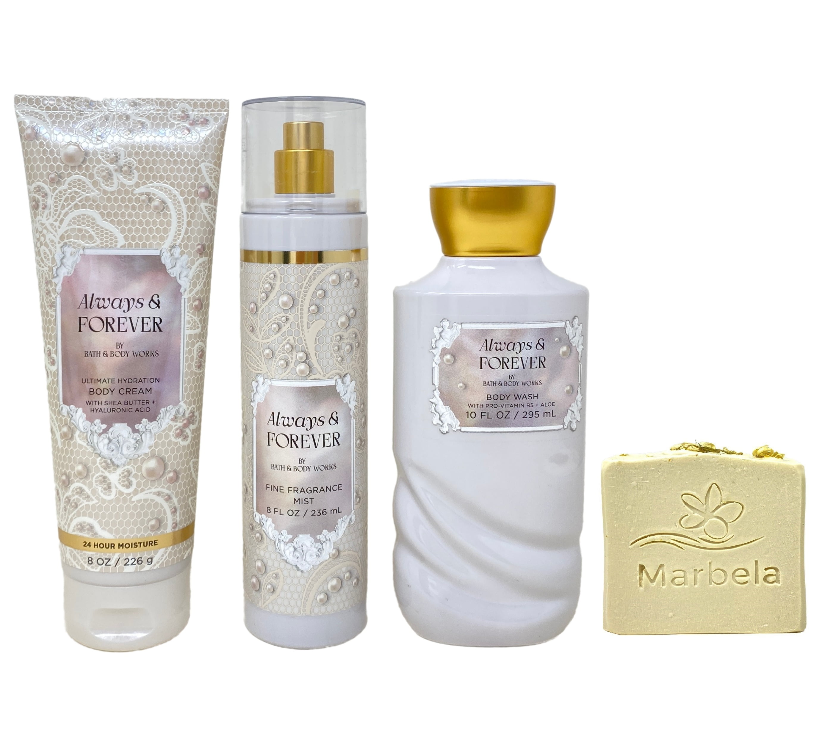 専用 Bath & Body Works Mist, Cream, Soap Bath & Body Works Always & Forever Trio Gift Set - Body Cream