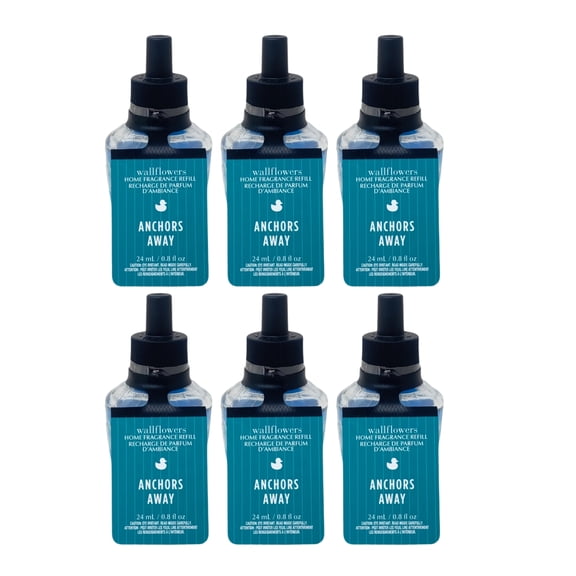 Bath & Body Works Anchors Away - 6 Wallflowers Home Fragrance Refill Bulbs