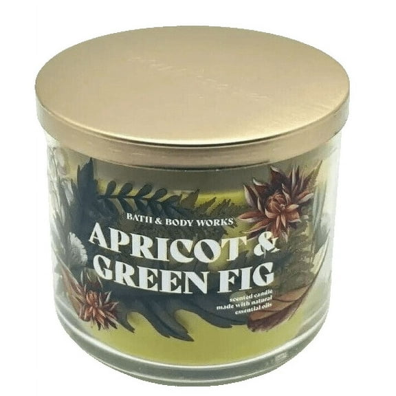 Bath & Body Works Apricot & Green Fig 3 Wick Candle
