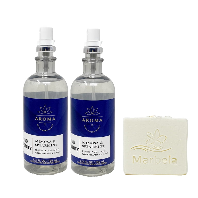 Bath & Body Works Aroma Find Serenity Mimosa & Spearmint - Pack of