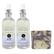 Bath & Body Works Aromatherapy AIR - 2 Pack - Essential Oil Pillow Mist with a Lavender Dreams Bar Soap.