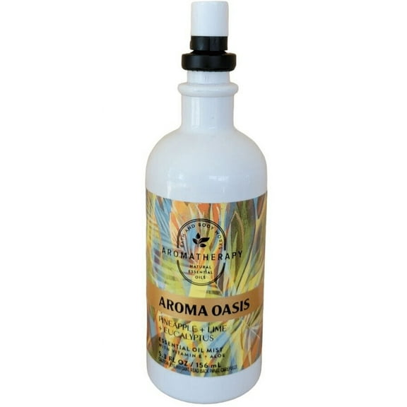 Bath & Body Works Aromatherapy Aroma Oasis Pineapple + Lime + Eucalyptus Essential Oil Mist 5.3 fl oz