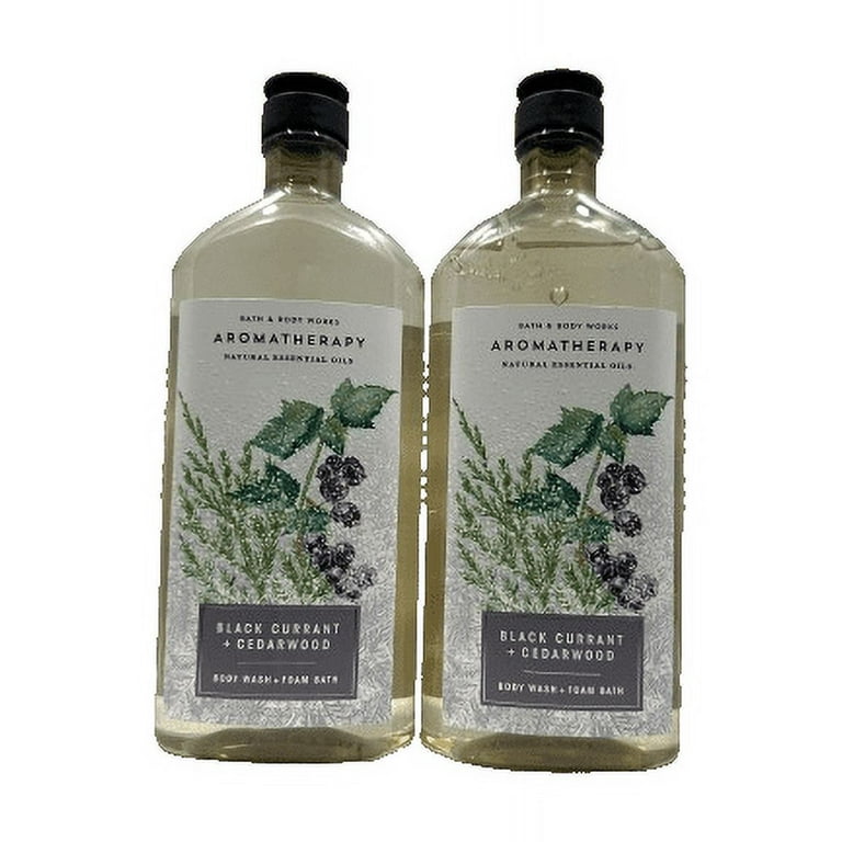 Bath & Body Works Aromatherapy Black Currant + Cedarwood Body Wash