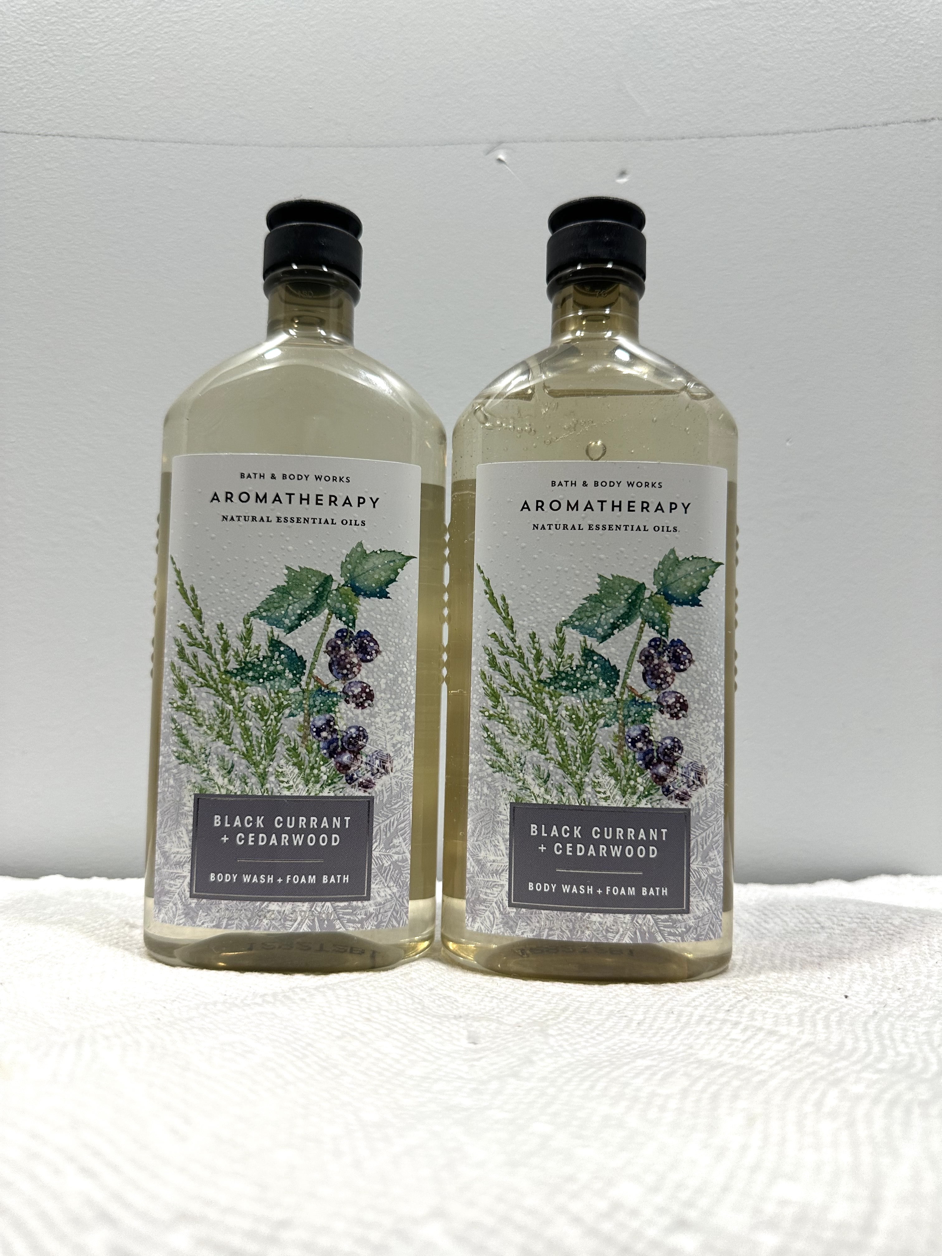 Bath & Body Works Aromatherapy Black Currant + Cedarwood Body Wash