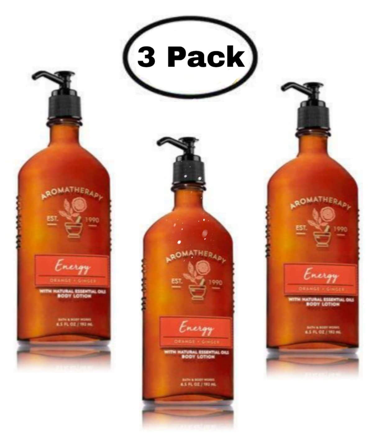 Bath Body Works Aromatherapy Energy Orange + Ginger Body Lotion, 6.5