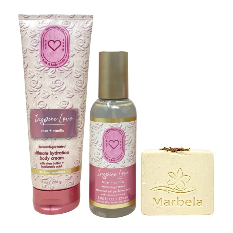Bath & Body Works Aromatherapy Inspire Love Rose + Vanilla