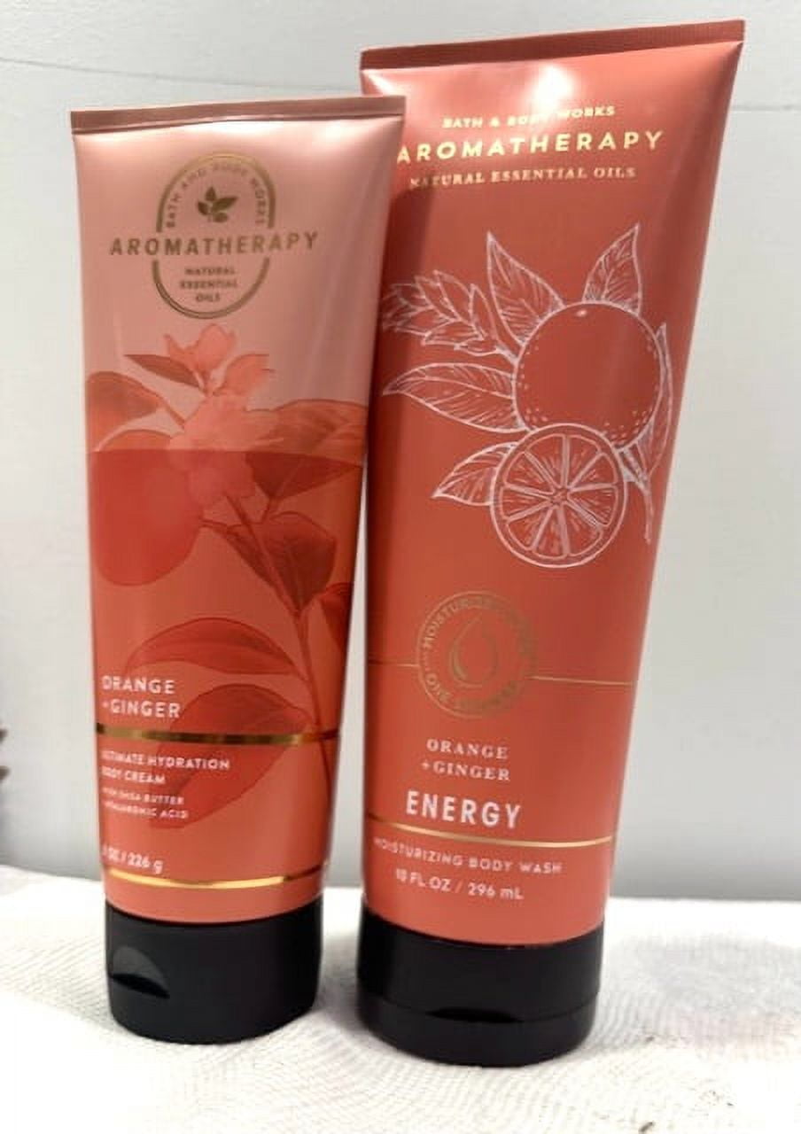 Bath & Body Works Aromatherapy Orange & Ginger Energy Duo Set (Body
