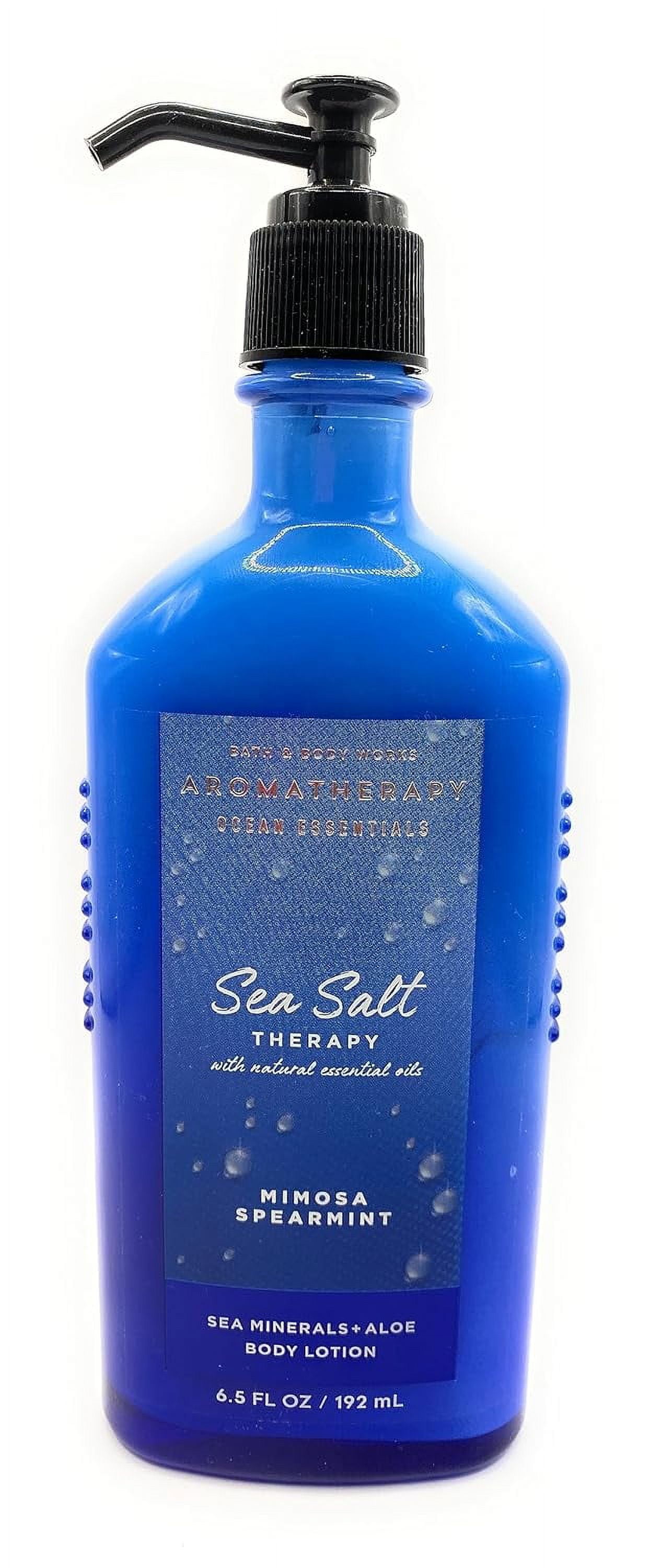 Bath & Body Works Aromatherapy Sea Salt Therapy Mimosa Spearmint Sea Minerals + Aloe Body