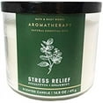 thumbnail image 1 of Bath & Body Works, Aromatherapy Stress Relief 3-Wick Candle, Eucalyptus Spearmint, 1 of 2