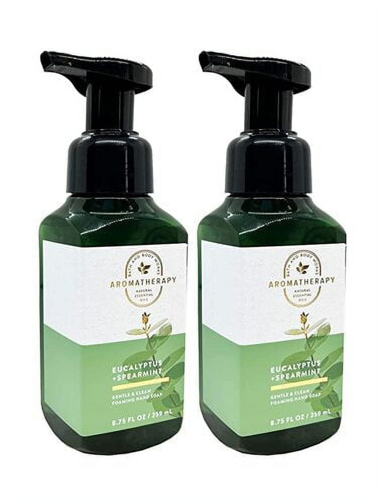 Bath & Body Works Aromatherapy Stress Relief Eucalyptus Spearmint Gentle Foaming Hand Soap 8.75 fl.oz (Pack of 2)