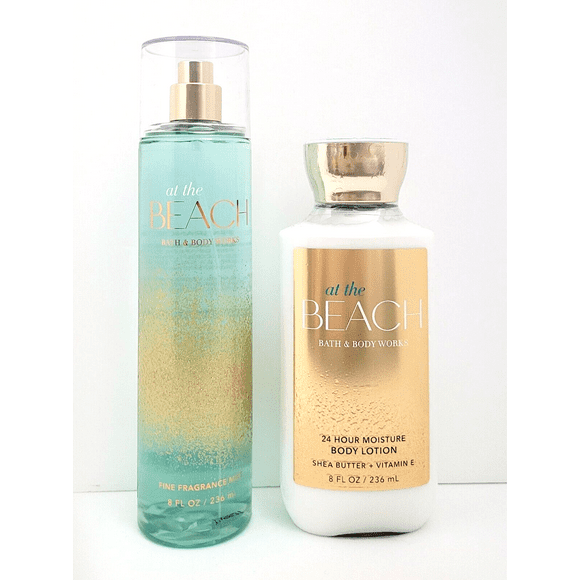 Bath & Body Works At The Beach Fine Fragrance Body Mist & Body Lotion Set of 2