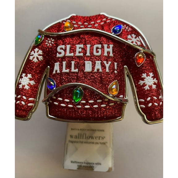 Bath & Body Works Automatic Wallflowers Plug, Christmas Ugly Sweater, 4 oz