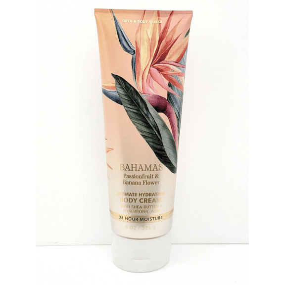Bath & Body Works Bahamas Passionfruit & Banana Flower Ultimate Body Cream 8 oz