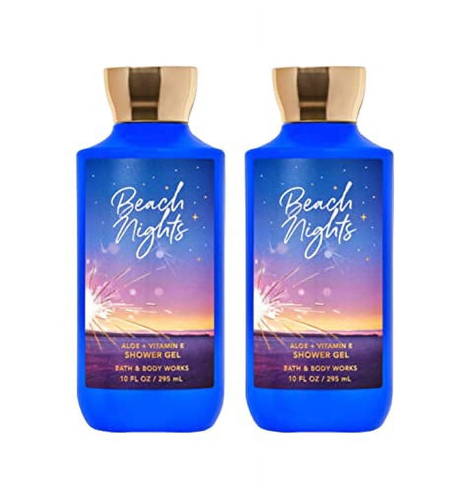 Bath & Body Works Beach Nights Shower Gel Gift Sets 10 Oz 2 Pack (Beach