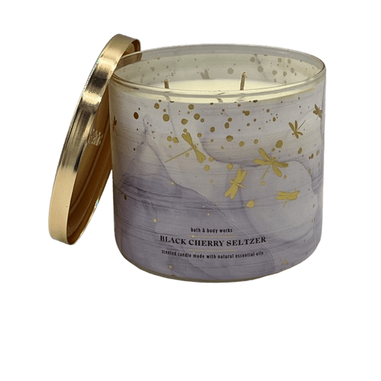 Bath & Body Works Black Cherry Seltzer 3 Wick Candle - Walmart.com