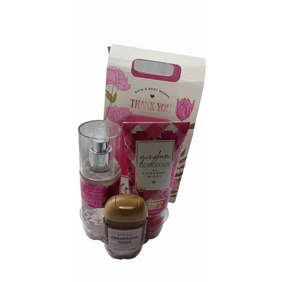 Bath & Body Works Body Care 3-Piece Mini Gift Set Gorgeous Gingham