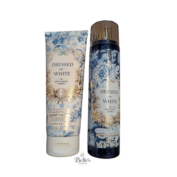Bath & Body Works Body Care Set Dressed in White 2-pack