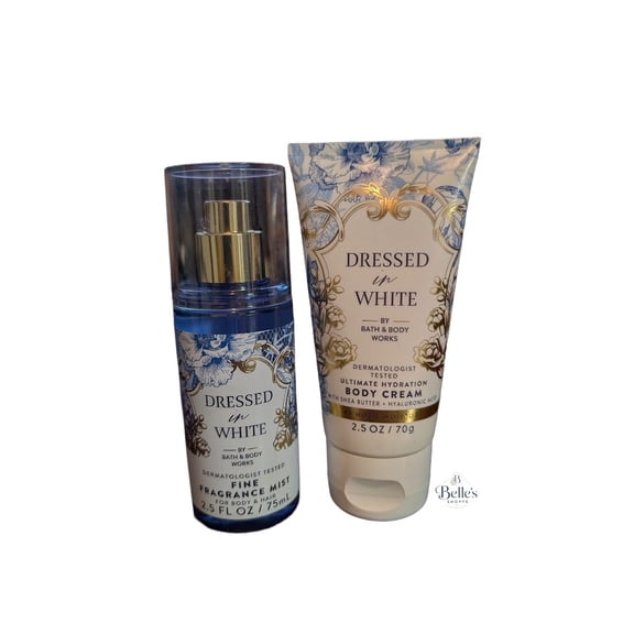 Bath & Body Works Body Care Travel Set Dressed in White 2-pack