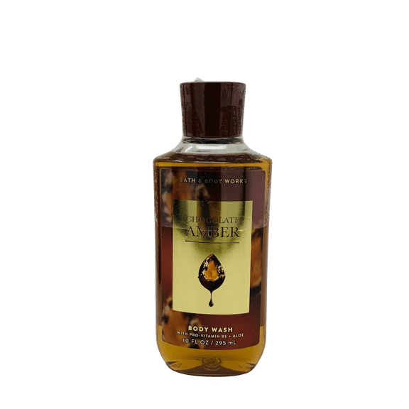 Bath & Body Works Body Wash Chocolate Amber 10 fl oz.