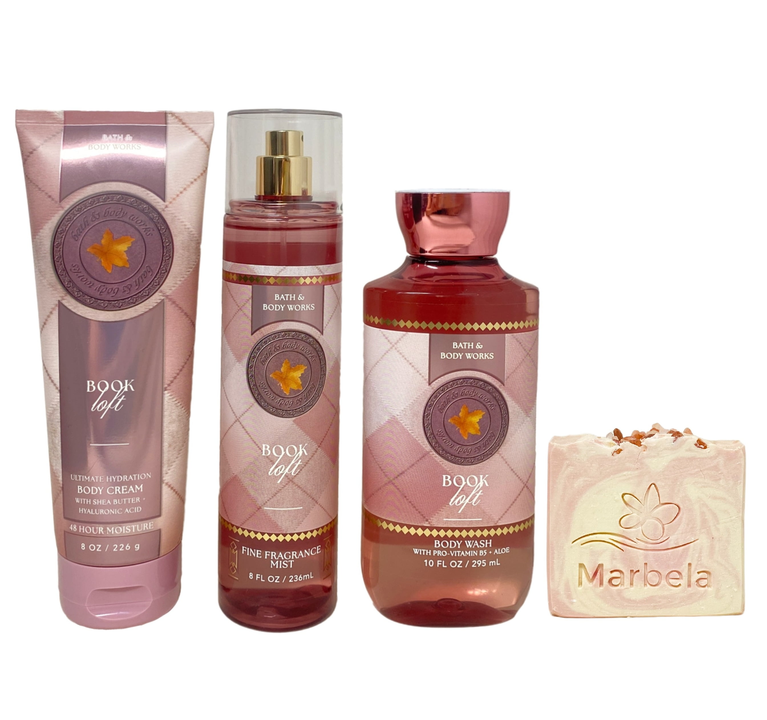 専用 Bath & Body Works Mist, Cream, Soap Bath & Body Works Book Loft Trio Gift Set - Body Cream