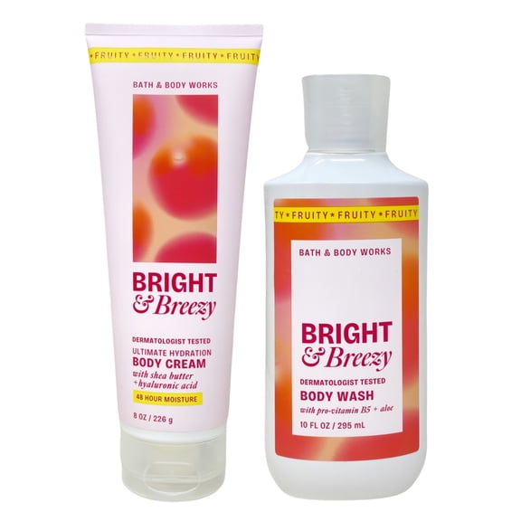 Bath & Body Works Bright & Breezy - Ultimate Hydration Body Cream and Body Wash