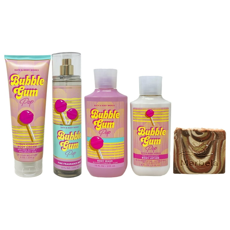 Bath & Body Works Bubble Gum Pop Deluxe Gift Set - Body Cream