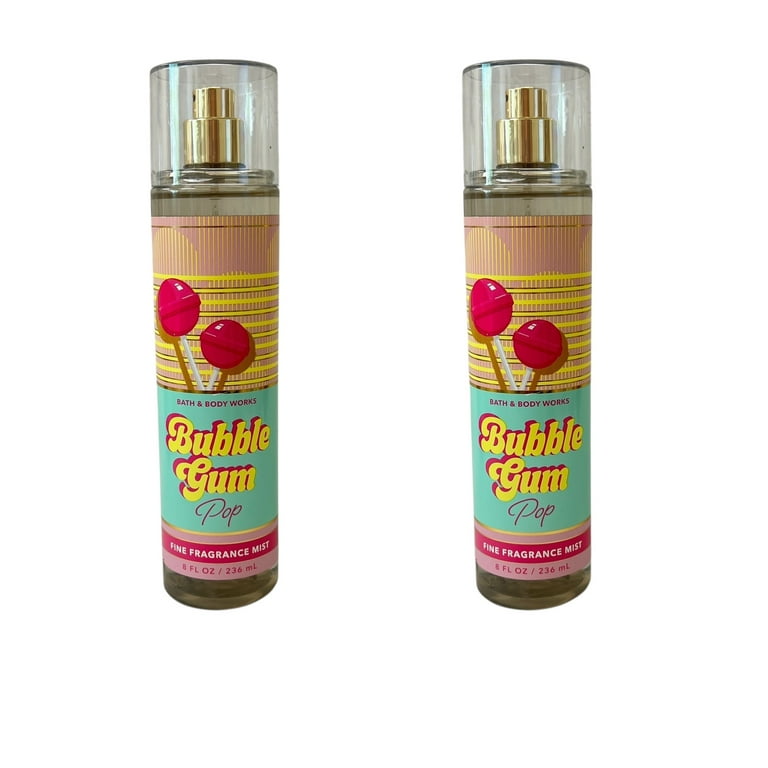 Bath & Body Works Bubble Gum Pop Mist 8 fl oz 2 Pack - Walmart.com