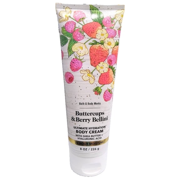 Bath & Body Works Buttercups & Berry Bellini Body Cream (8 oz)