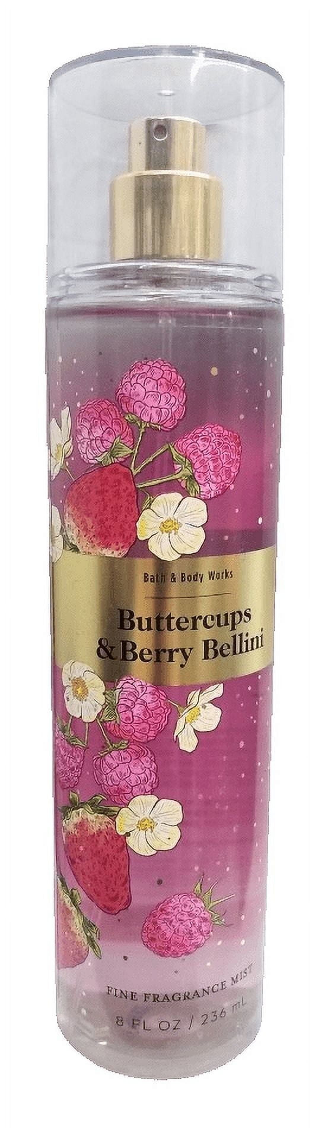 Bath & Body Works Buttercups & Berry Bellini Body Mist for Women, 8 fl oz