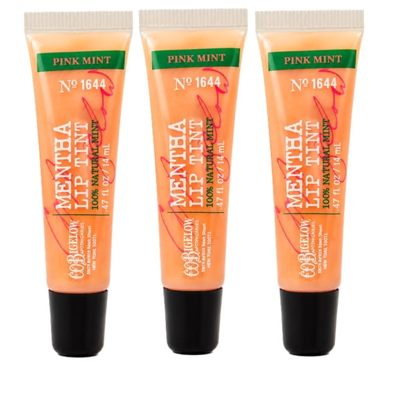 Bath & Body Works C.O. Bigelow Mentha Lip Tint - Pink Mint - Pack of 3