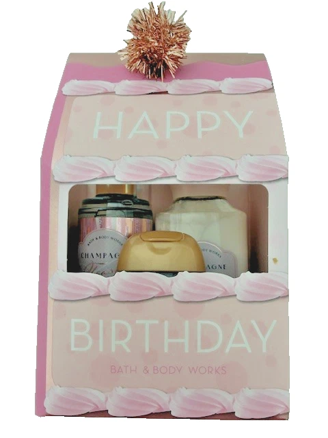Bath & Body Works CHAMPAGNE TOAST Mini Gift Set Happy Birthday