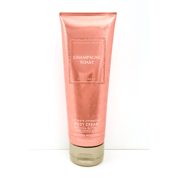 ???Bath & Body Works CHAMPAGNE TOAST Ultimate Hydration Body Cream with Hyaluronic Acid 8oz
