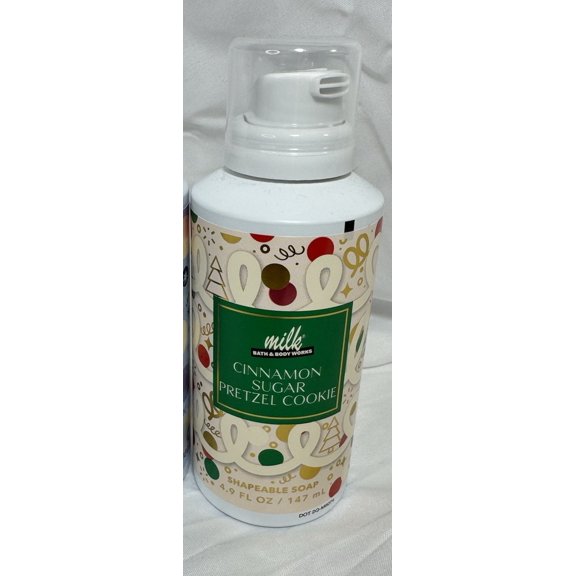 Bath & Body Works CINNAMON SUGAR PRETZEL COOKIE Shapeable Hand Body Soap 4.9oz
