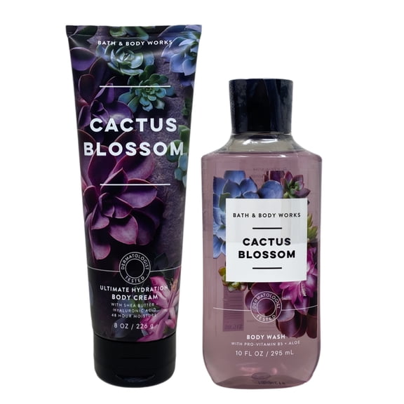 Bath & Body Works Cactus Blossom - Ultimate Hydration Body Cream and Body Wash