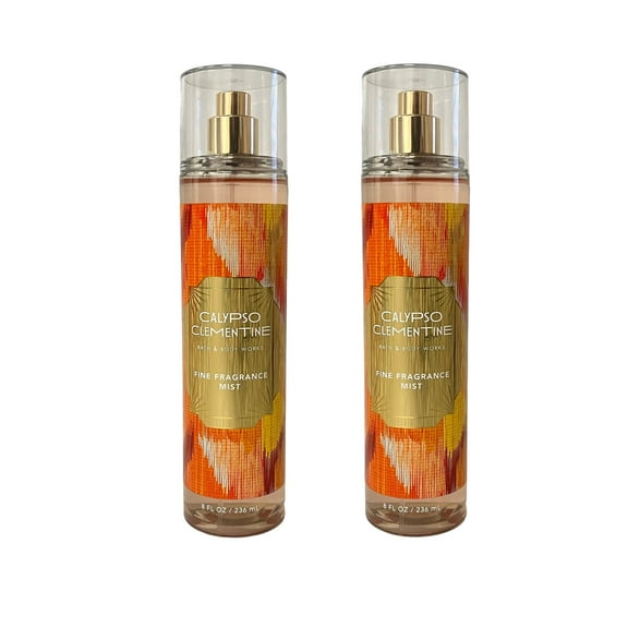 Bath & Body Works Calypso Clementine Fragrance Mist 2 Pack 8 fl oz