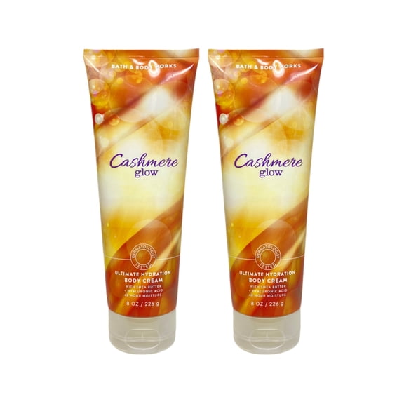 Bath & Body Works Cashmere Glow - 2 Ultimate Hydration Body Creams (8 oz / 226 g Each)