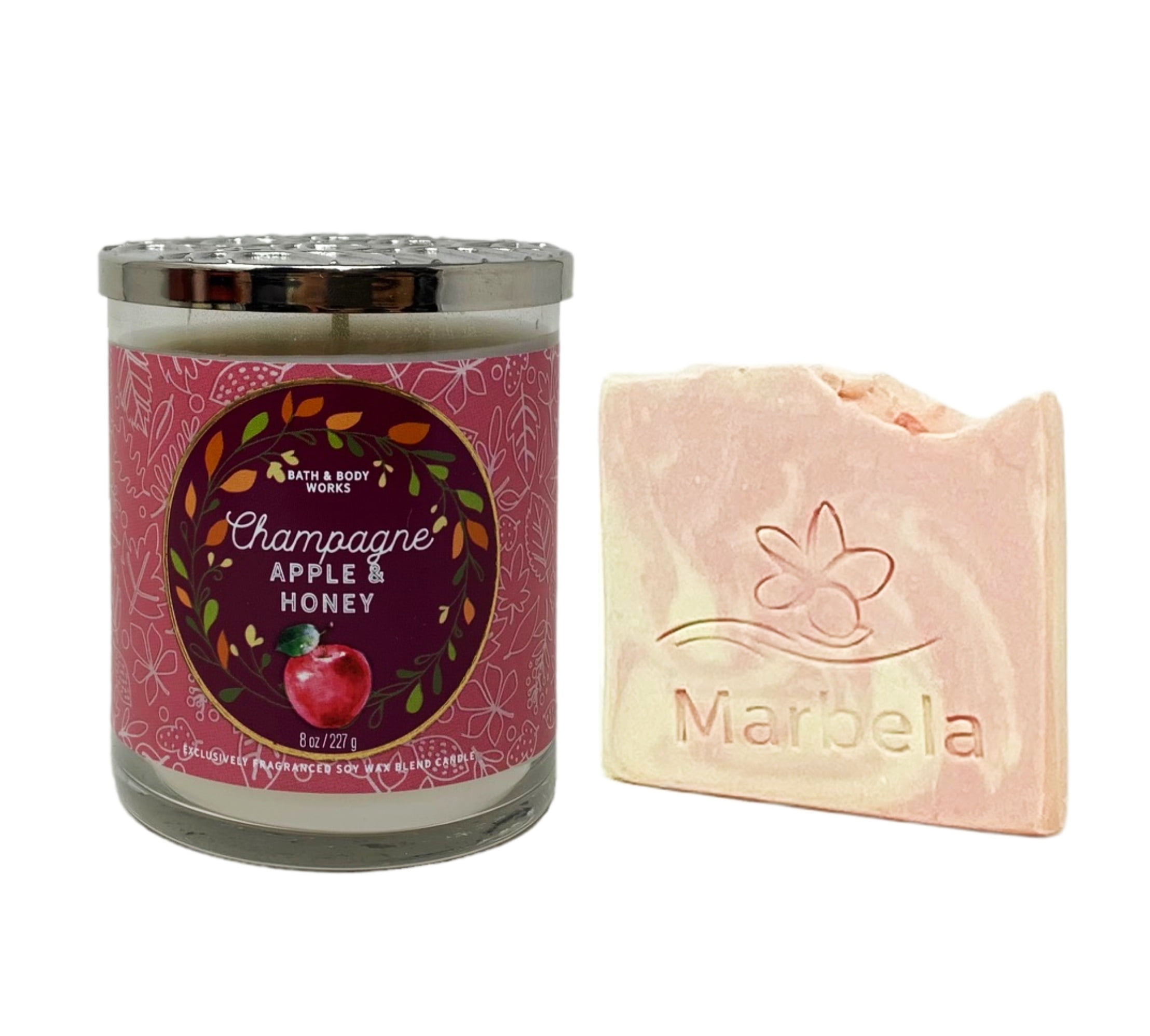 Bath & Body Works Champagne Apple & Honey Single-Wick Scented