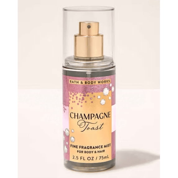 Bath & Body Works Champagne Toast Travel Size Fine Fragrance Mist 2.5 fl oz