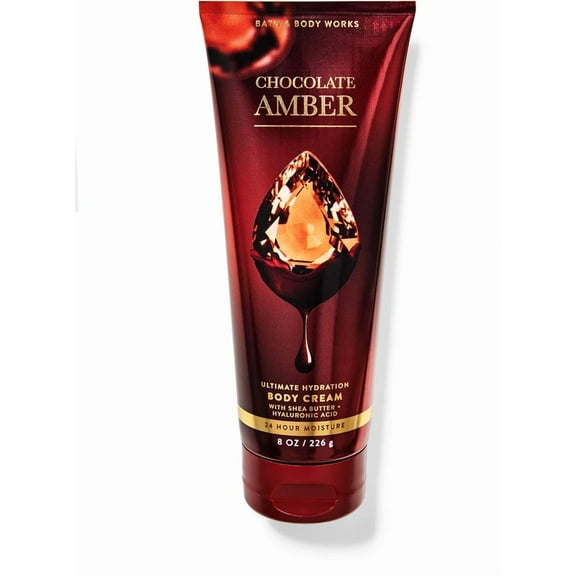 Bath & Body Works Chocolate Amber Ultimate Hydration Body Cream 8oz