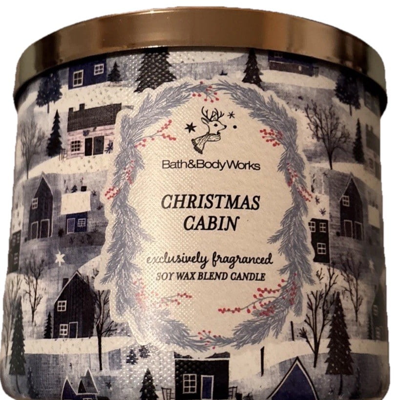 Bath & Body Works Christmas Cabin 3-Wick Candle - Retired Scent