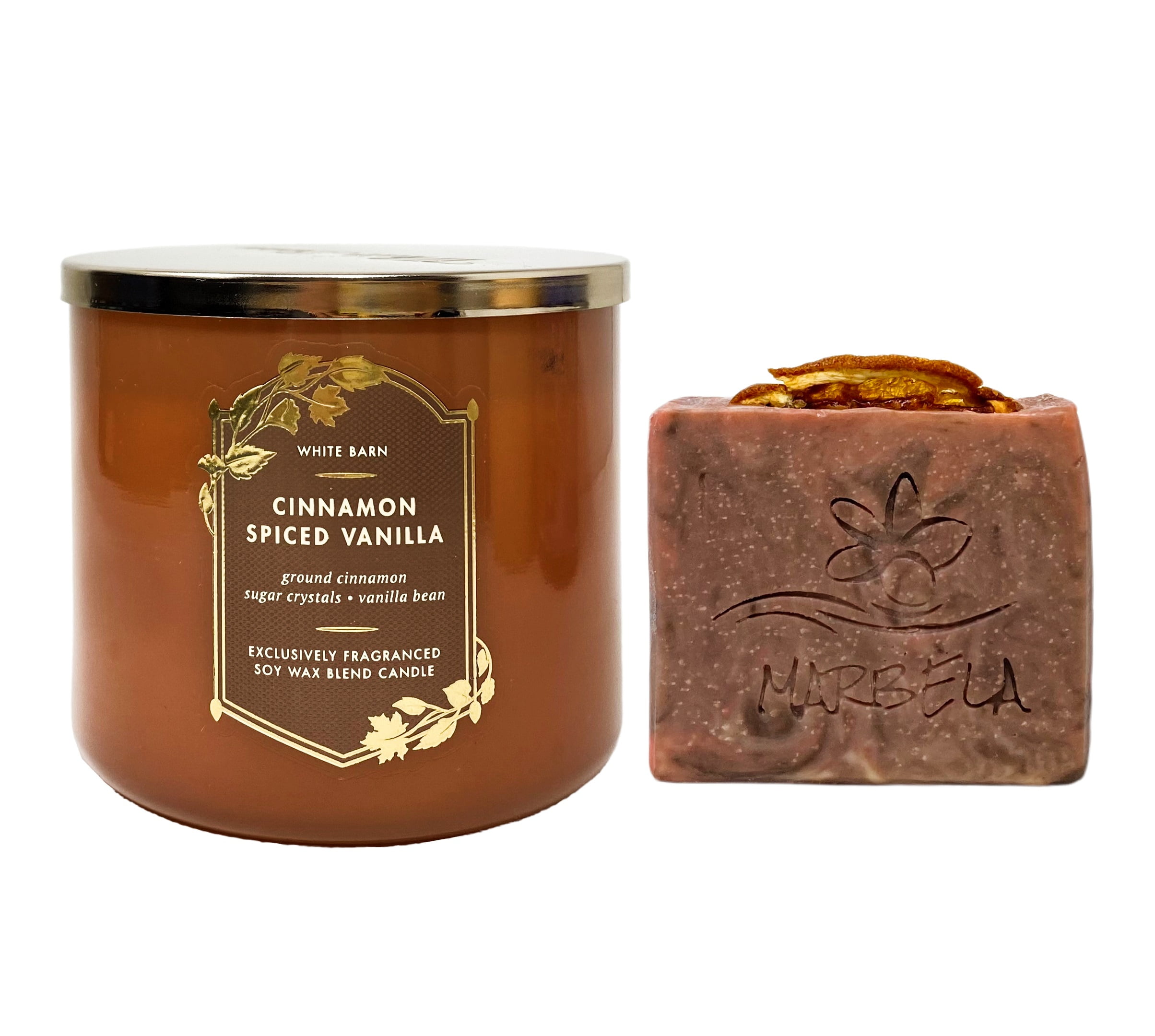 Bath & Body Works キャンドル Bath & Body Works Cinnamon Spiced Vanilla 3-Wick Scented Candle