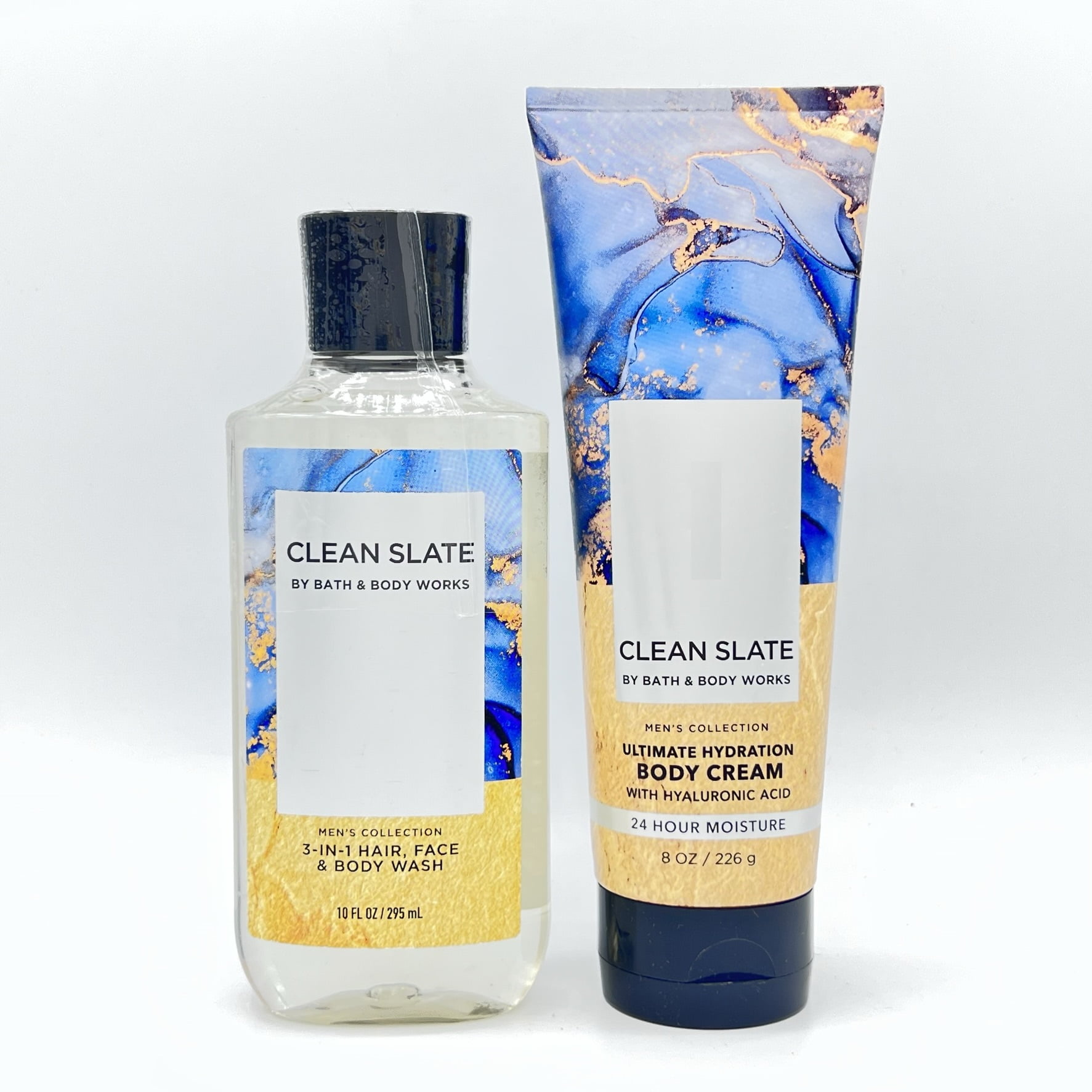 Bath & Body Works Clean Slate Men's 10oz Body Wash and 8oz Body Cream 2