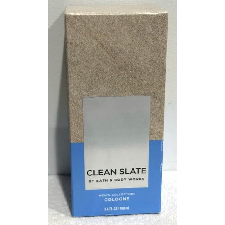 Bath & Body Works Men's Collection Clean Slate Cologne 3.4 Fl. Oz.