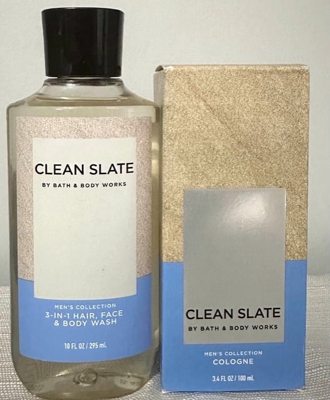 Bath & Body Works Clean Slate Men's Collection Duo (3in1 Hair, Face